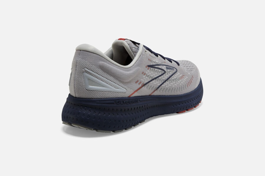 Brooks Glycerin 19 Road Loopschoenen Heren - Grijs/Zwart - 487532AJZ